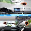 Windshield Cleaning Tool, Car Window Cleaner With Extendable Long Handle And 4 Washable Reusable Microfiber Pads, Auto Interior Exterior Glass Wiper