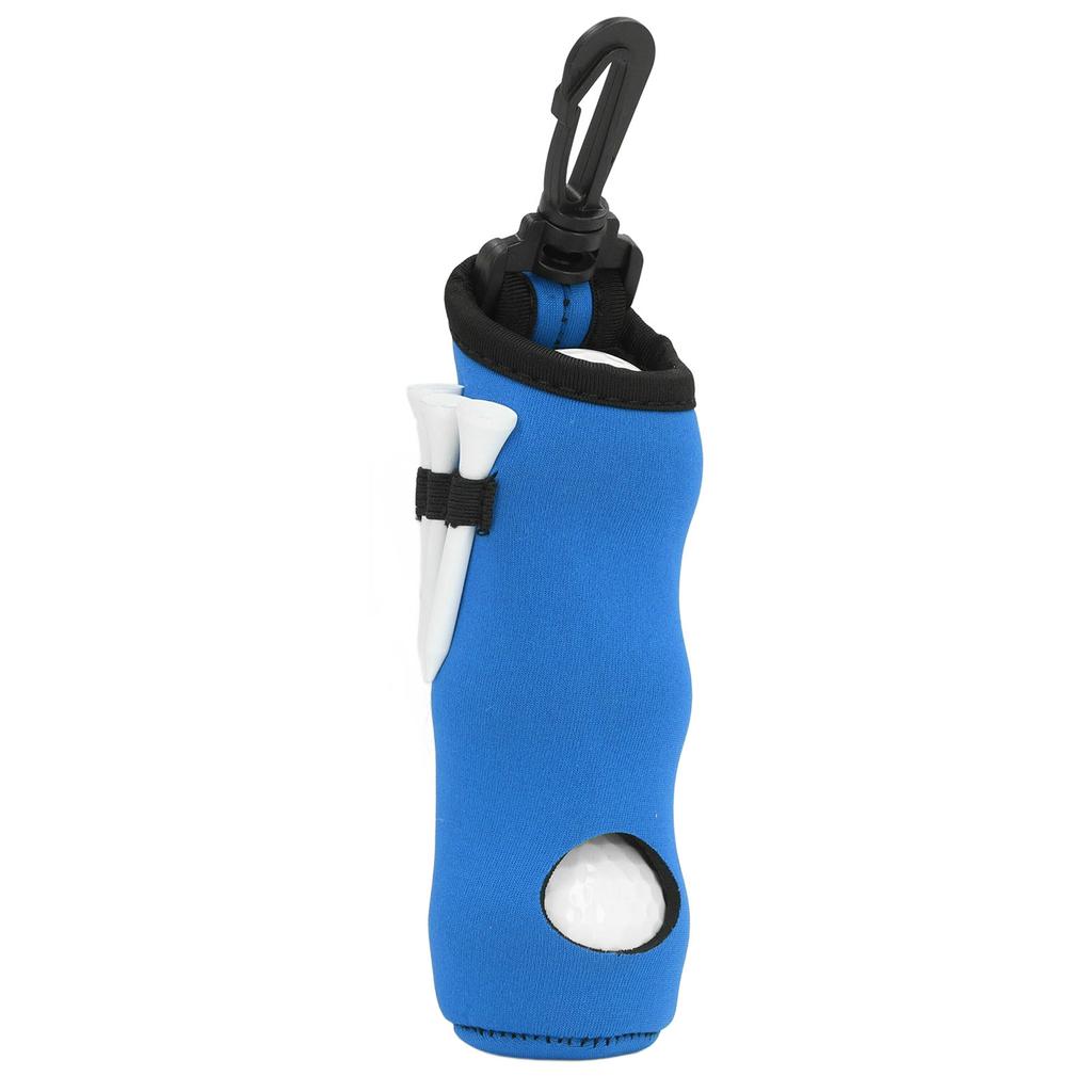 Ball Tee Holder Carry Bag Neoprene Portable Small Ball Holder Pouch with 3 Balls and 3 Tees for Men