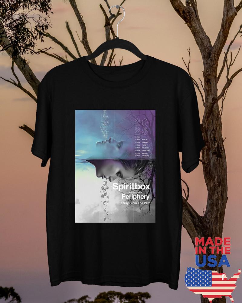 Spiritbox Band 2025 Tour Periphery T Shirt Full Size S-5XL Unisex T-Shirt S