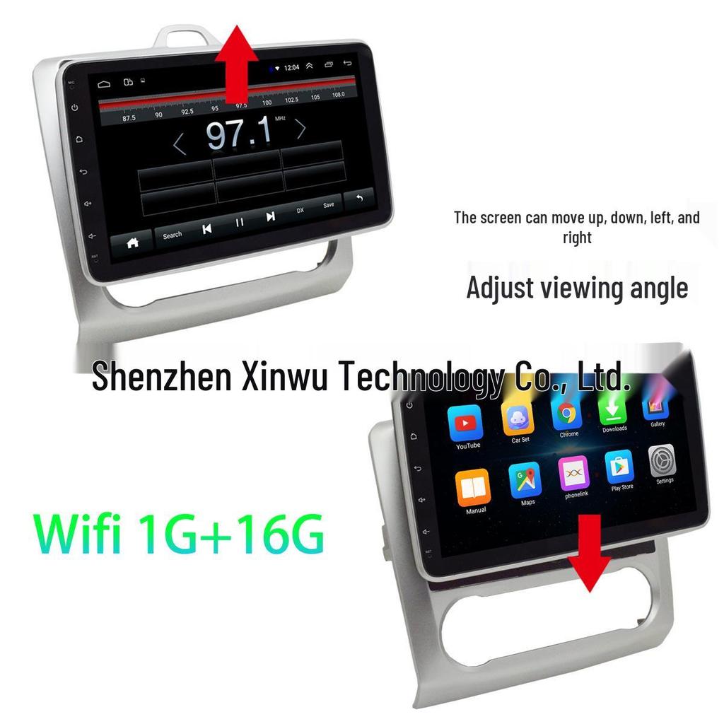 360° Rotating Car Navigation System for 09-14 Ford Focus: Landscape & Portrait Modes