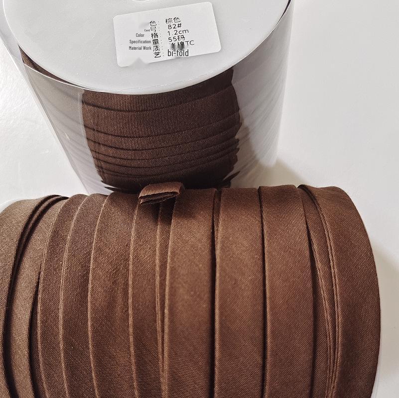 

Красная двойная косая бейка - Не требующий глажки полиэстер-хлопок для ципао своими руками, ширина 1,2