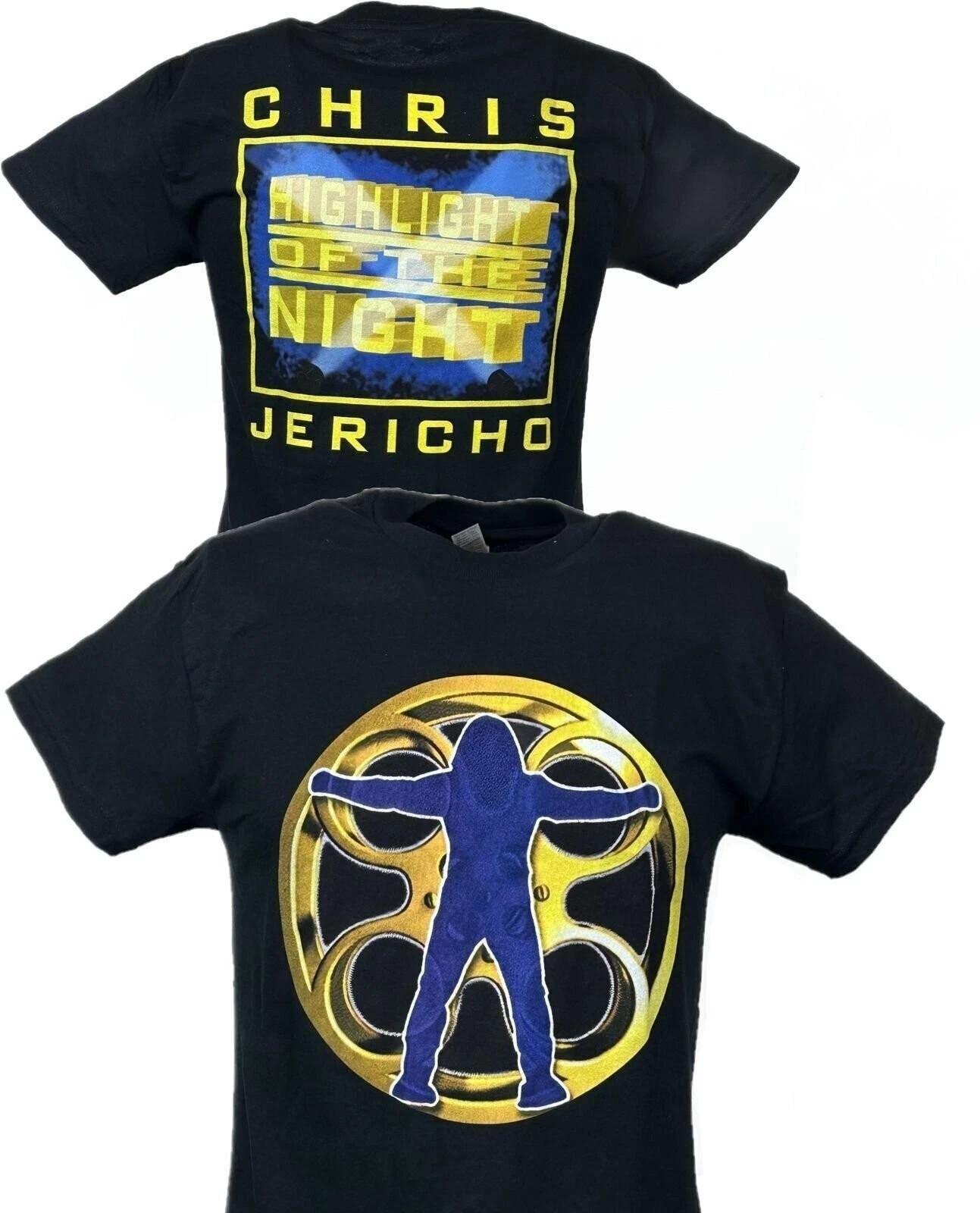 Chris Jericho Highlight of The Night Y2J Black T-shirt S