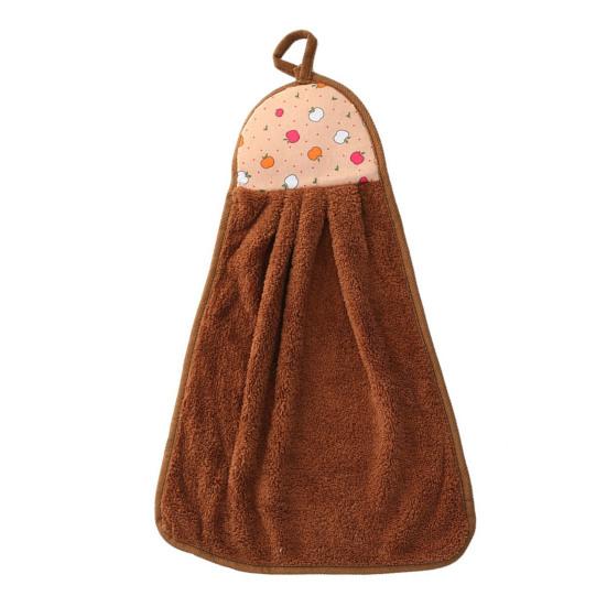Hanging Towel for Hand Drying Cleaning Towel with Hanging Ring Absorbent Towel for Bathroom Kitchen Wiping