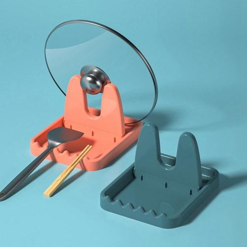 Roisin Foldable Pot Lid Spoon Rack Pan Cover Shelf Dish Storage Rack Kitchen Organizer 3 Pieces