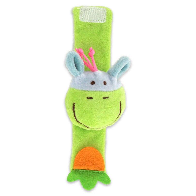 Wrist Rattle Baby Multi Shape Soft Plush Toys Animals Watch Band Wrist Bell Kids Bee Monkey Make Noise Rattles For Newborns
