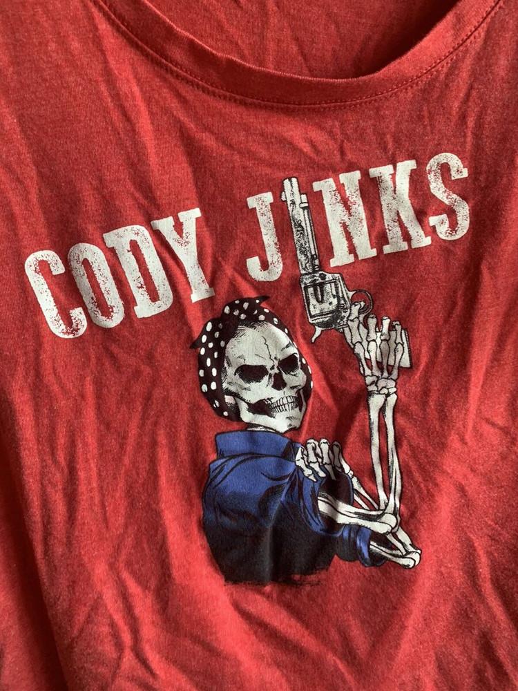 Красная футболка Cody Jinks Хлопковая унисекс футболка полного размера XXXL