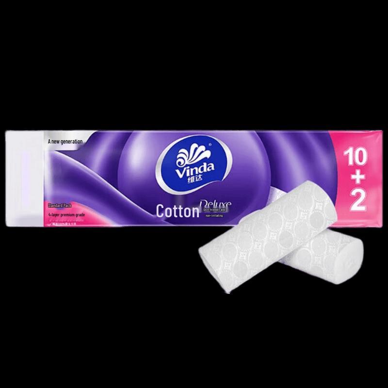 Vinda Cottony Soft 4-Ply Coreless Toilet Paper (72 Rolls)