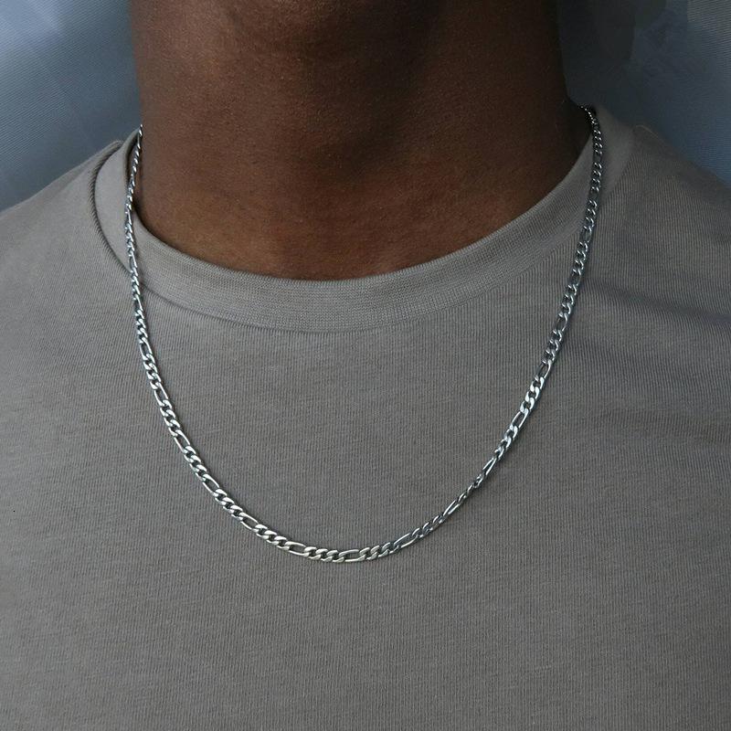 Men's Trendy Street Style 18K Gold-Plated Titanium Steel Hip-Hop Necklace