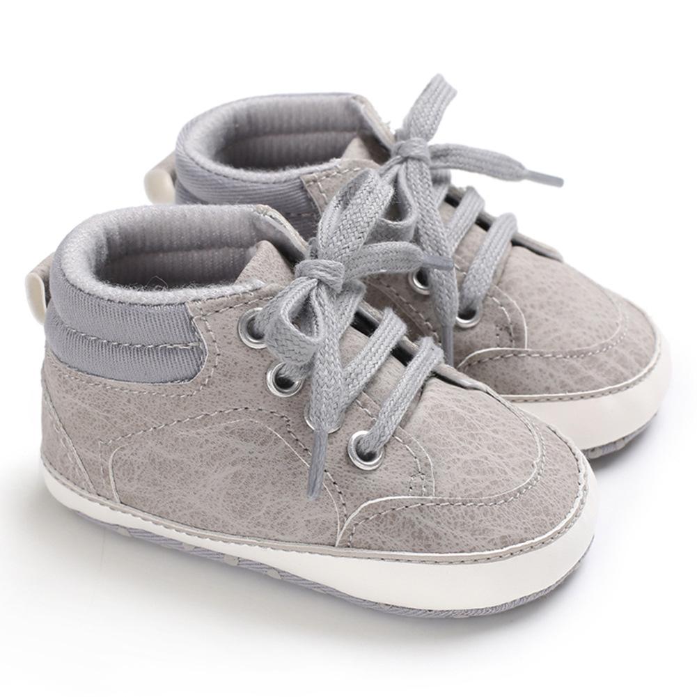 Autumn Style Baby Walker Shoes, Soft Sole, Anti-slip, Comfortable for Boys Aged 0-1.