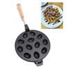 Stampo Biscotti Noci Lega di Alluminio 12 Fori Stampo Noci Produttore Biscotti Noci Torte Uova Waffle