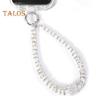 Cinturino da polso per cellulare con perline finte, ciondolo antifurto per telefono, cinturino per telefono con strass e mani libere alla moda