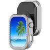 Damen Diamant Hülle Für Redmi Watch 6 Hohl PC Hartschalen Bumper Für Redmi Watch 6 Smartwatch Schutz Anti-Fall Hülle