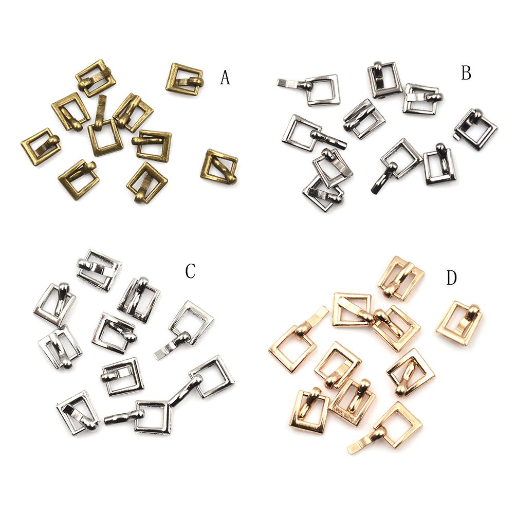 4MM Diy ultra-small Japanese Word Belt Buckle For bjd blyth doll shoes acc TEUS