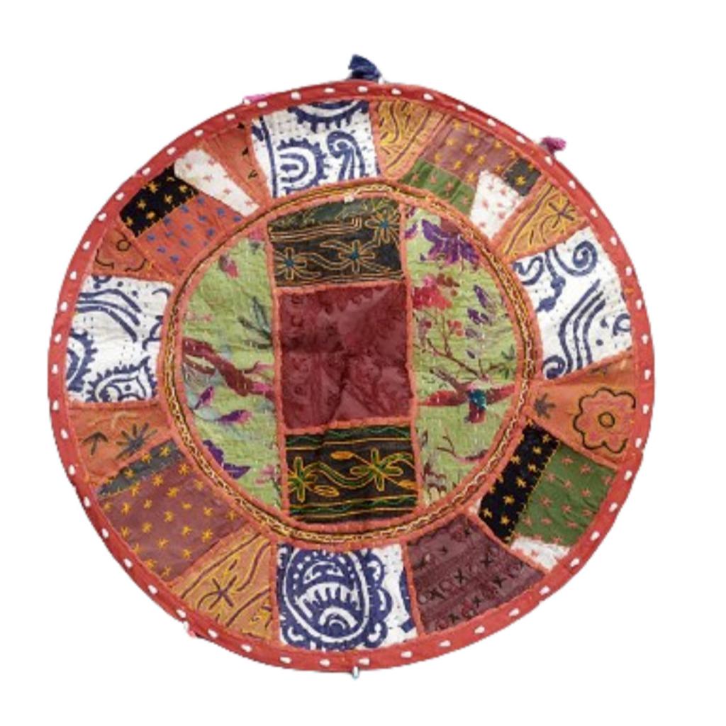 @ Indian Traditional Round Floor Mat Multi Colour For Home Deoration MJ-260-60%OFF