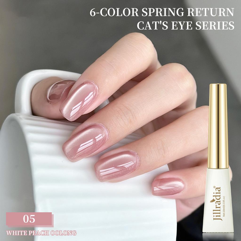 Spring Return Flash Cat Eye Glue Flash Reflective Popular Color Whitening Small Set Nail Salon Special