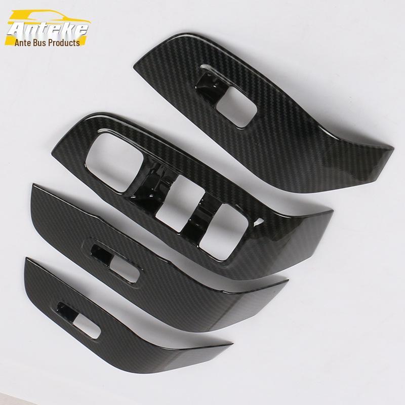 19 RX5MAX Autotür Fensterheberknopf Dekorative Aufkleber – Glasschalter Leuchtring Armlehne