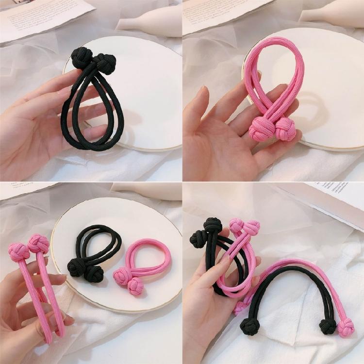 Chinesische Knoten Weiche Elastische Haarbänder Bequeme Accessoires Haargummis Bunte Haarbänder Elastische Haargummis