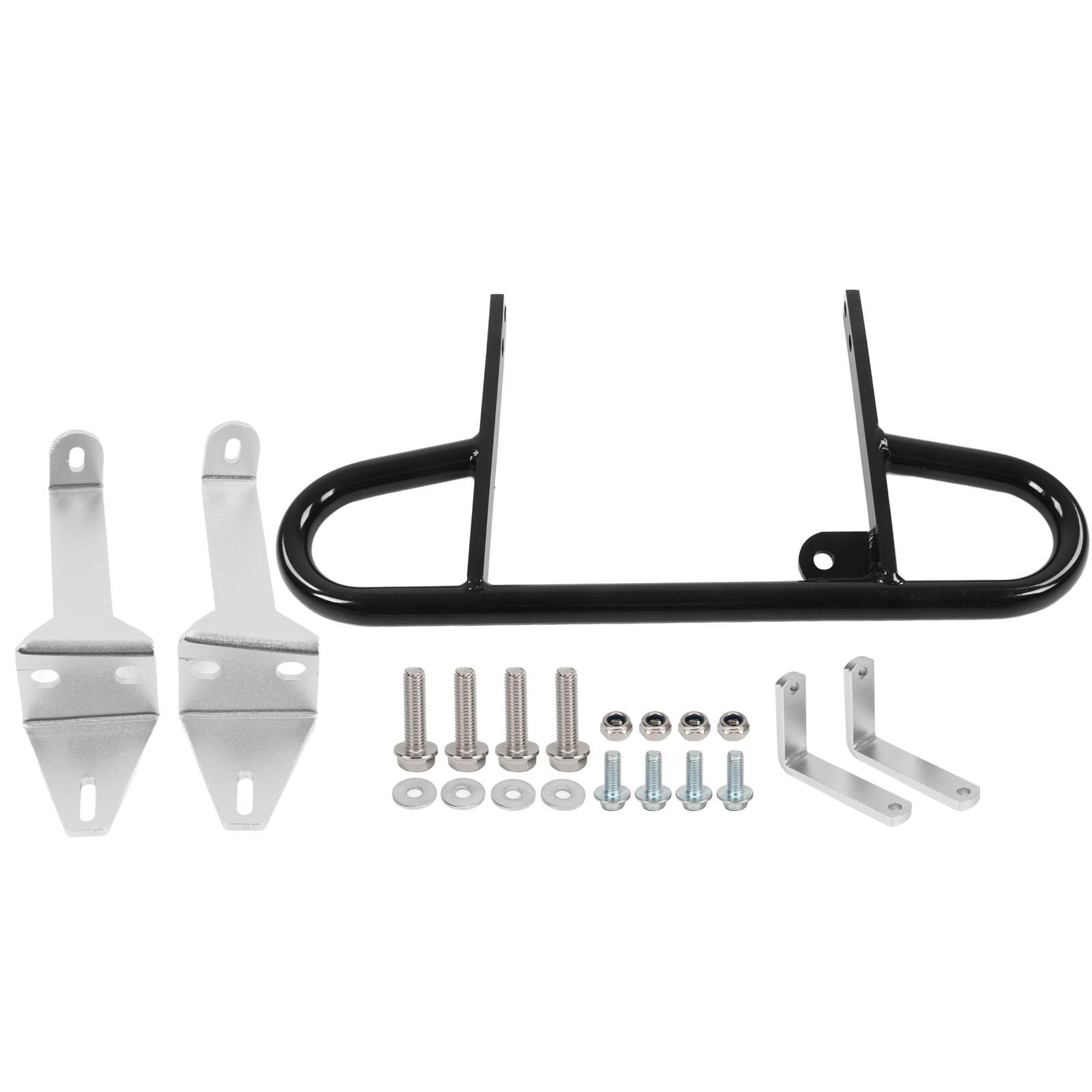 

ATV Rear Wide Grab Bar Bumper Glossy Black Powder Coated Strong Balance Comfortable Grasp Fit For YFZ 450