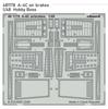 eduard Skyhawk Air Brake Etching Parts Hobby Plastic Model Kit Parts EDU481178 1/48 A-4C (for Boss) (Airplane)
