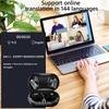 Wireless Bluetooth Translation Headphones 144 Language AI Translation Earbuds Bluetooth 5.3 Real-Time Two-Way Voice Translator