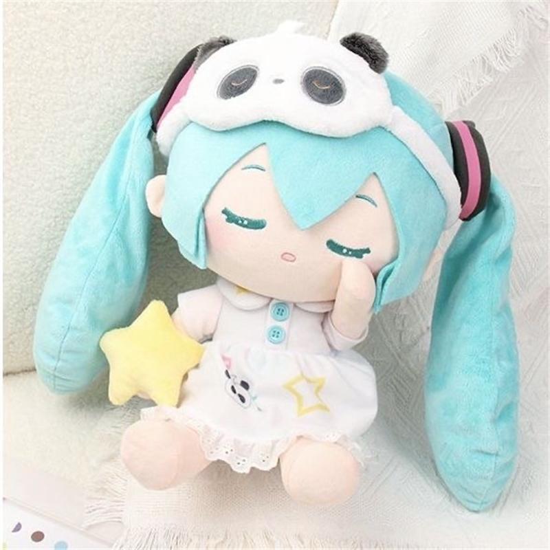 

Kawaii Hatsune Miku Sleep Doll Anime Figure Plush Toys Accompany Children To Sleep Body Pillow Girls Birthday Gifts 30Cm 30cm