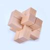 Wooden Luban Puzzle for Adults Kids Unlock Interlock Games Fun Challenge IQ Logic Training Brain Teaser Educational Toys