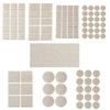 SANJAOYEE Furniture Anti-Slip Felt, Set of 101 In 8 Sizes, Chair Leg Stickers, Floor Protection Sheets, Anti-Vibration, Soundproofing, Scratch Prevent