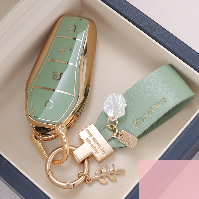 TPU Car Key Case Cover For BYD Han Ev Tang Dm/Qin PLUS/Song Pro/MAX/Yuan Dolphin E2 Protector Auto Key Car Accessories