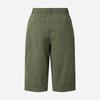 DOD See-Through Semi-Oversized 3/4 Length Pants (Khaki)