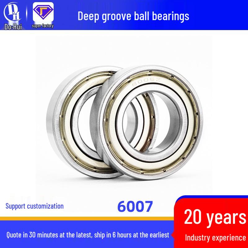 Precision Stainless Steel Ball Bearings: Deep Groove 6007, 6008, Miniature 6003