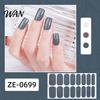 Nail Polish Strip Glitter Strips with File Easy Apply Remove Self Adhesive Women DIY Full Sticker Home Manicure Art Decoration Wrap Peel Stick Nails