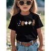 T-shirt Cartone Animato Orsetto Taglie Europee - Orso Carino, Gufo, Pulcino & Anatra Personaggi Serie TV - Manica Corta Girocollo & Abbigliamento Casual per Giocare