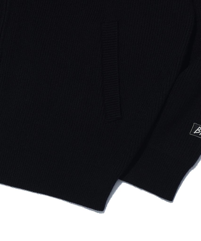 Bunkerbuster Hazzi Knit Zip-Up Hoodie Mq5Su507_Black