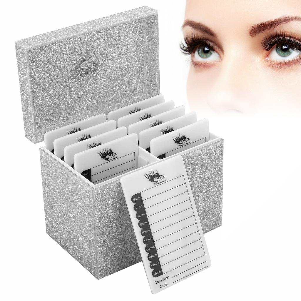 Eyelash Storage Box Ten Layers Lashes Display Case Acrylic Cosmetic Storage Box Holder