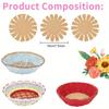 2026Novo Kit de 3 Peças Cáqui para Tecelagem de Cestas DIY Material Floral Kit de Artesanato Fabricação de Papel Materiais de Tecelagem para Artesanato Criativo