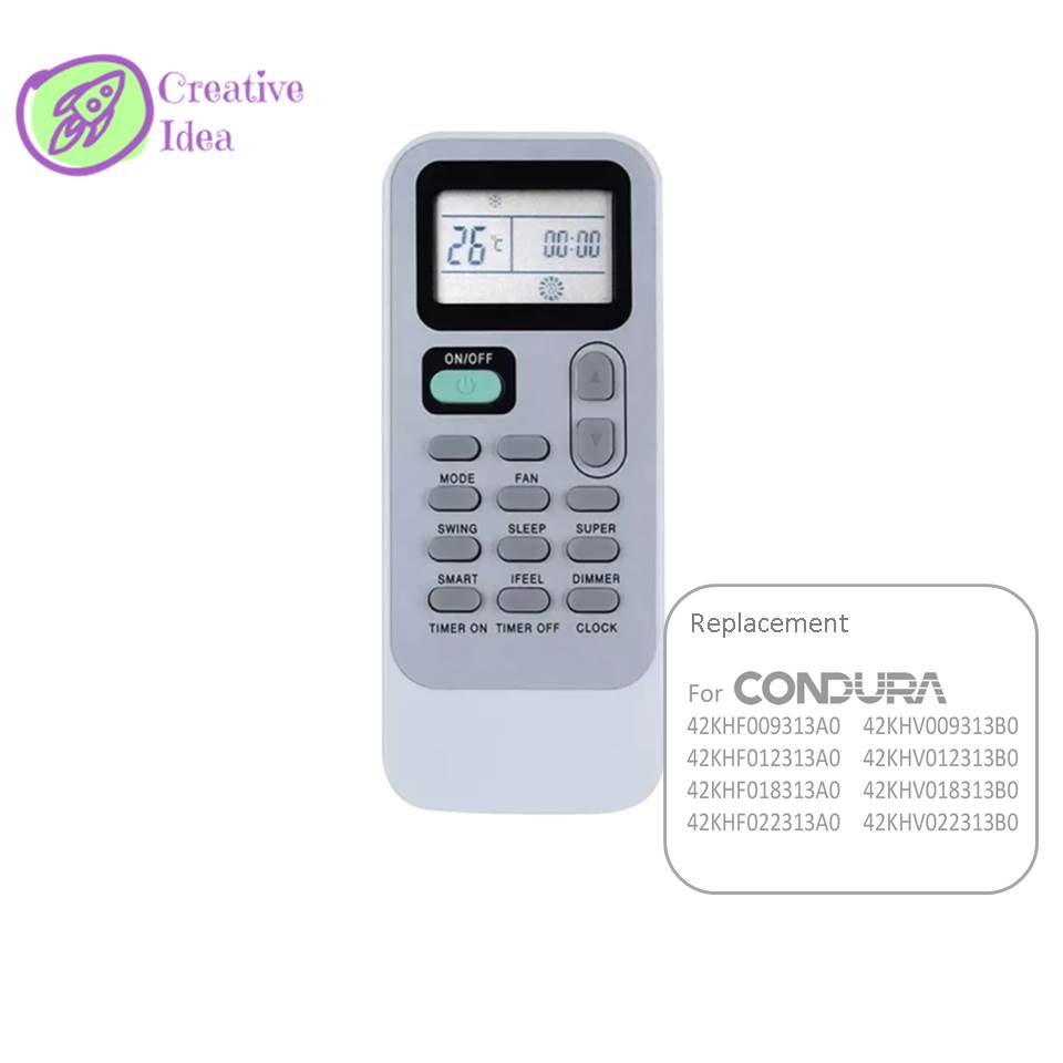 Replacement Remote for Condura KHF and KHV Splitwall Models (Non-Inveter & Inverter Type)