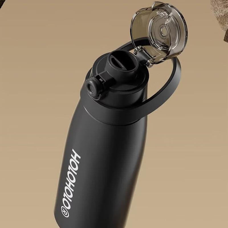 HOLOHOLO 316 Stainless Steel Insulated Water Bottle with Straw