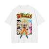 Dragon Ball Z Super Vegeta vs Cell Semiperfetto Stampa Manga T-shirt Oversize | Top Casual Unisex