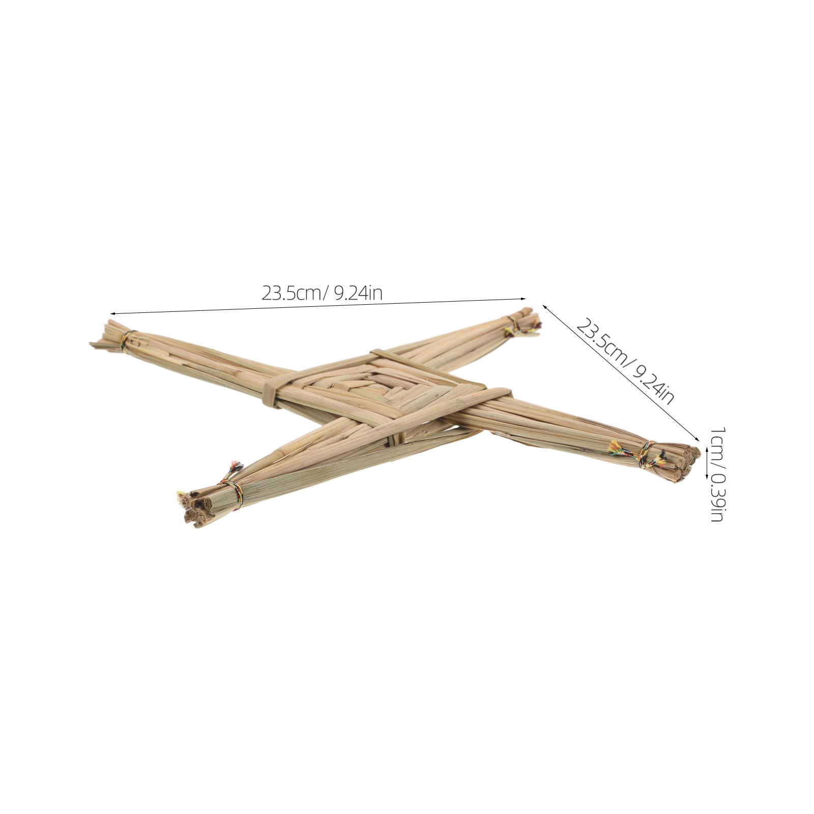 

Ireland Cross Handwoven St. Brigid’S Irish Straw Cross For Wall Tabletop Religious Entryway Blessing Traditional Ireland Symbol светло-зеленый