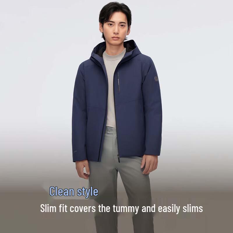 Bosideng B40134161 Men's Hooded Commuter Goose Down Jacket