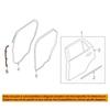 Rear Door Left Right Weatherstrip Sealing Strips For Ford Explorer 2011-2019 BB5Z7825325B BB5Z7825324B