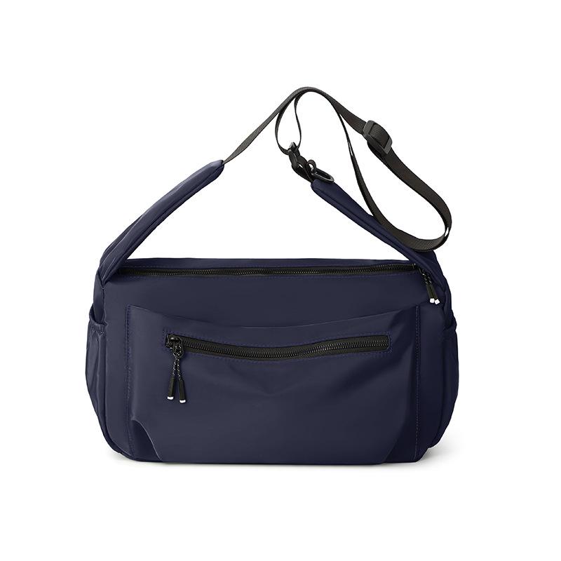 

Men s Large Capacity Shoulder Bag Women s Lightweight Crossbody Bag темно-синього кольору