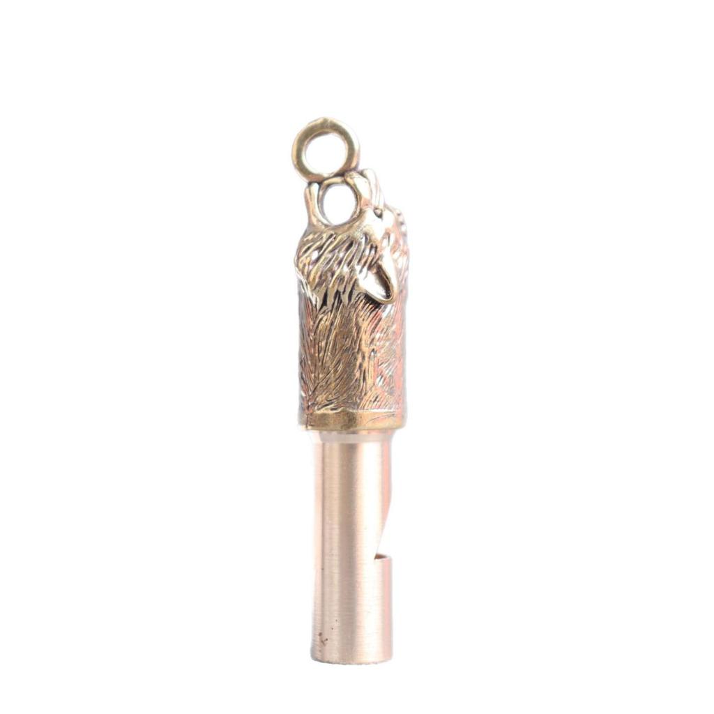 Year of the Tiger Brass Whistle: Outdoor Rescue & Souvenir Tool