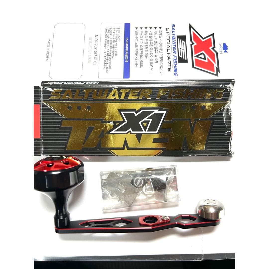 Used TAKEN X1 power handle red/black unused
