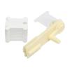 120Pcs/set White Plastic Floss Bobbins – Embroidery Thread Cards Cross Stitch Bobbin – Floss Winder - Winding Tool