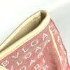 BVLGARI Logo mania Vertical Tote Bag Shoulder Bag Leather/Canvas pink/White