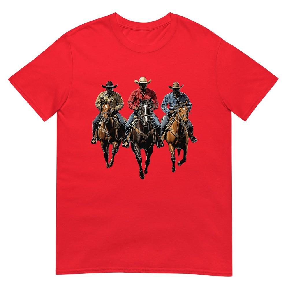 Black African American Cowboy Western Country Texas Rodeo TShirt S