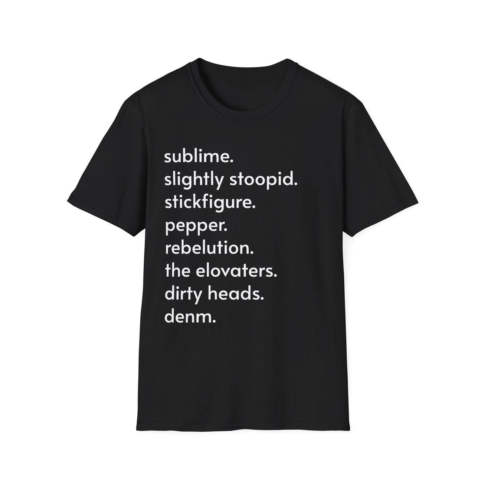 Reggae Rock Fan Softstyle T-Shirt, Sublime, Rasta, Slightly Stoopid, SoCal S