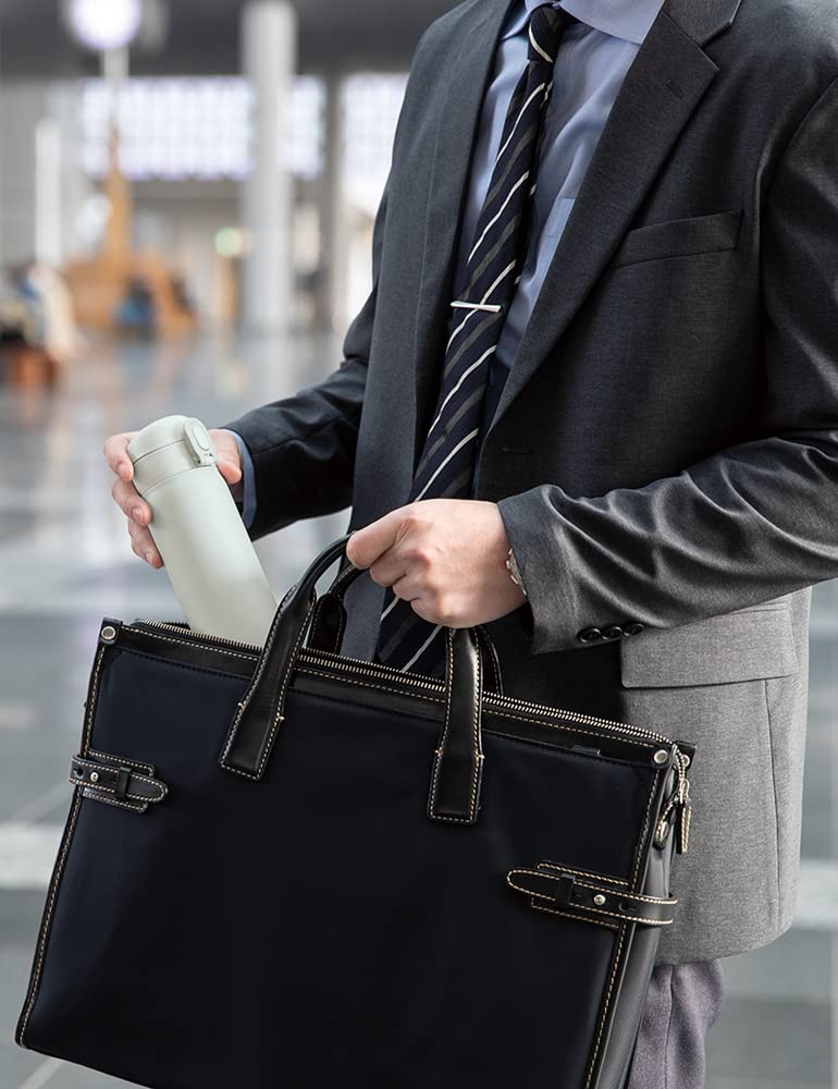 Peacock Thermos Industry Peacock One Touch Mug Bottle White 350ml Water Bottle Thermos W (The-peacock) Thermal/Cold AKT-35