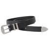 Rivet Rhinestone European American Pin Buckle Womens Leather Belt Dark Trendy Versatile For Jeans